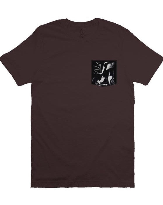 3001 pocket tee black swan oxblood black