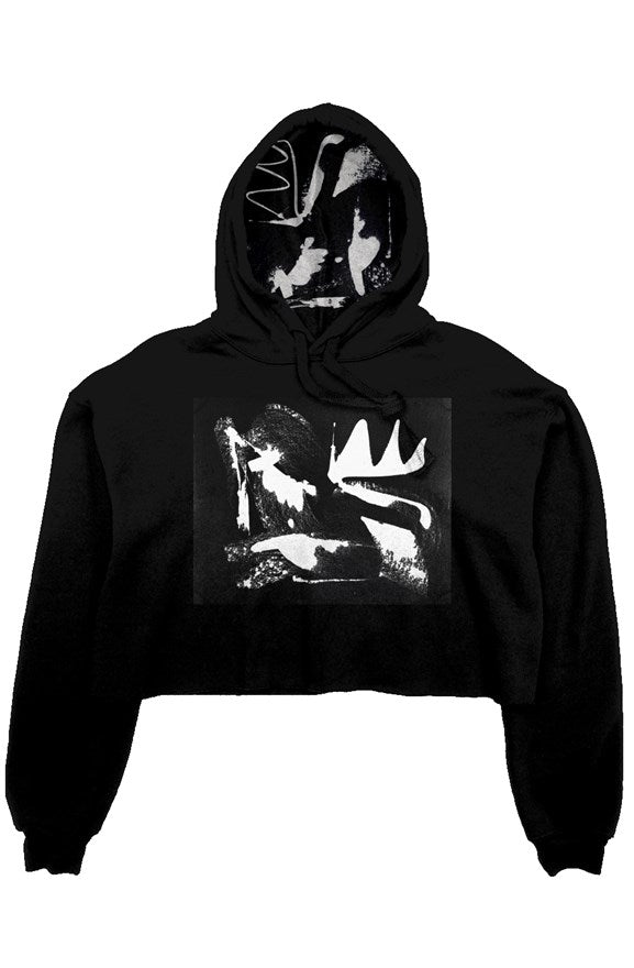 7502 black swan croptop hoodie liner 